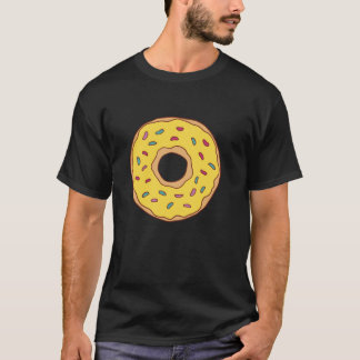 Doughnut with Yellow Icing Motif for Men Women Chi T-Shirt