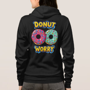 Doughnut Worry Adult Zip-Up Hoodie