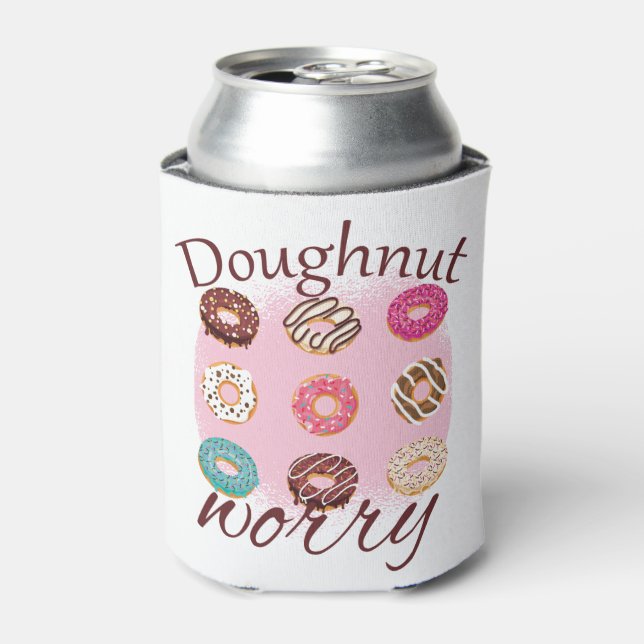 Doughnut Worry Can Cooler (Can Front)