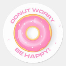 Doughnut Worry Stickers