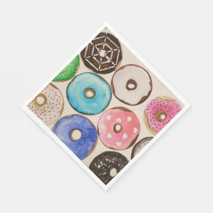 Doughnuts A Sweet Treat Napkin