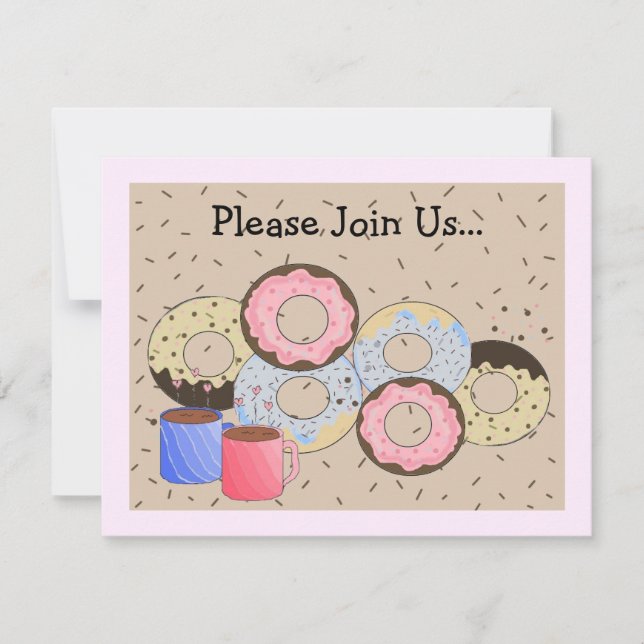 Doughnuts and Coffee Announcement (Front)