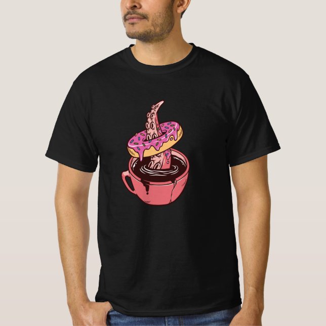 Doughnuts and Coffee T-Shirt (Front)