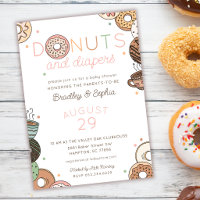Doughnuts and Diapers Baby Girl Shower