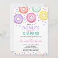 Doughnuts and Diapers Baby Shower