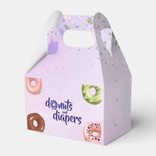 Doughnuts and Diapers Baby Sprinkle Shower Favour Box