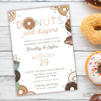 Doughnuts and Diapers Brunch Baby Boy Shower