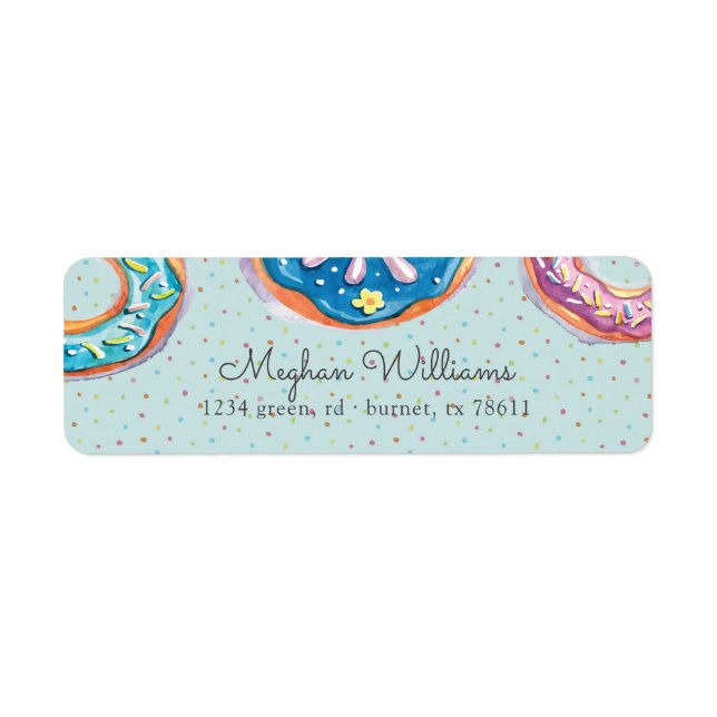 doughnuts and sprinkles return address (Front)