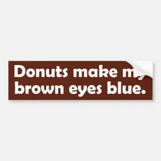 Doughnuts B-stika Bumper Sticker
