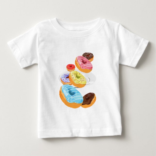 Doughnuts Baby T-Shirt (Front)