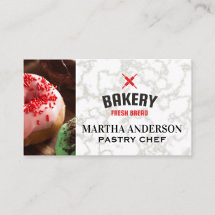 Doughnuts    Bakery Fresh Bread   Rolling Pins Business Card