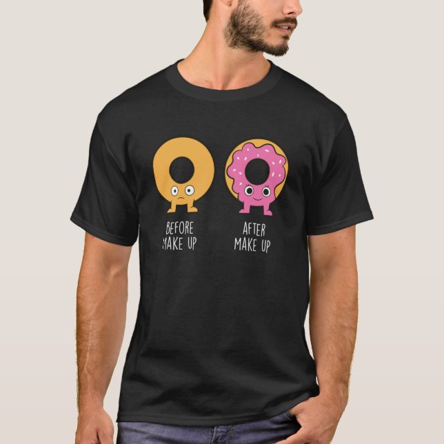 Doughnuts Before And After  Doughnut Food   Doughn T-Shirt (Front)