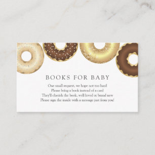 Doughnuts Books for Baby insert card