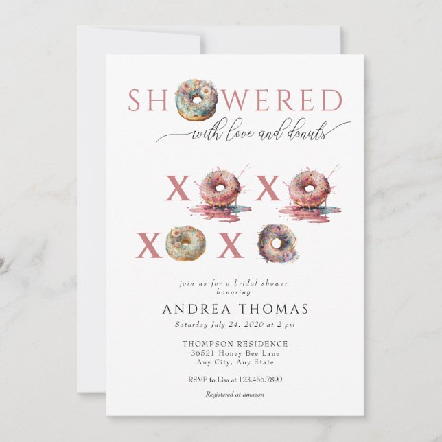 Doughnuts | Bridal Shower Invitations (Front)