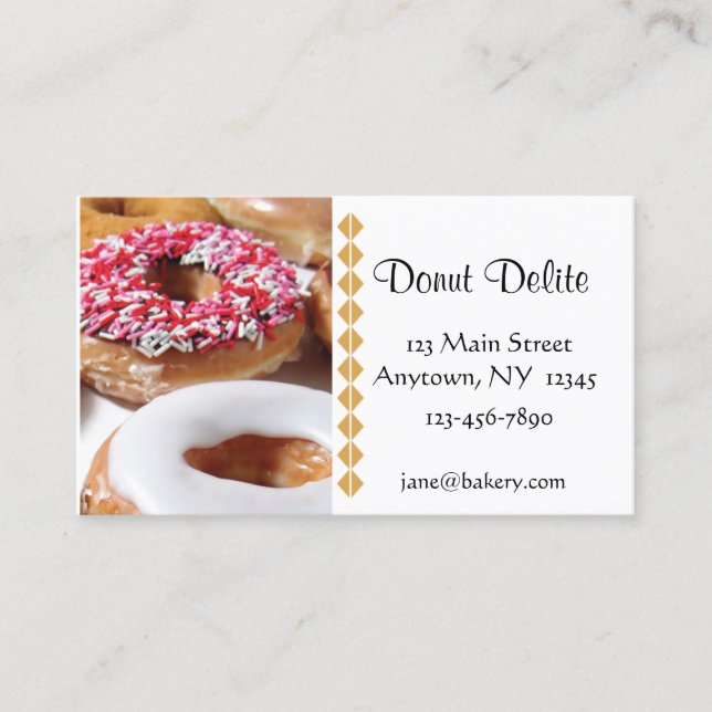 Doughnuts Business Card (Front)