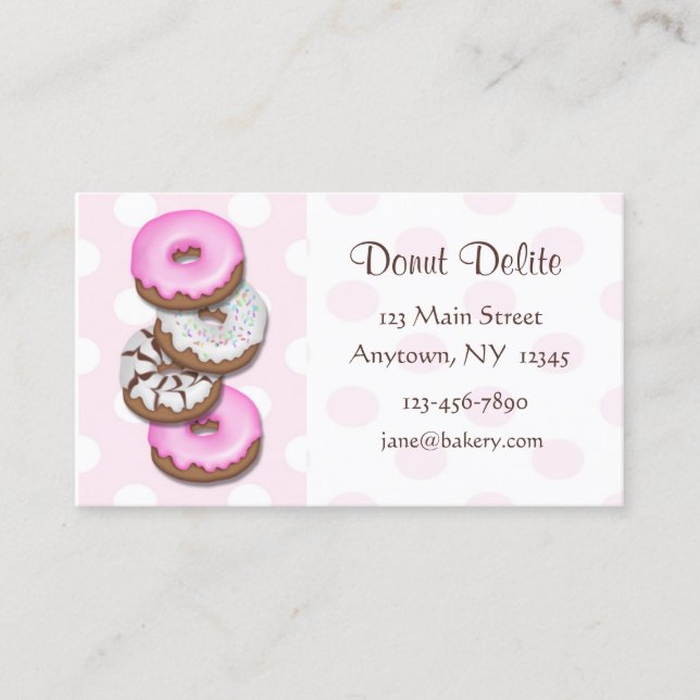 Doughnuts Business Card (Front)