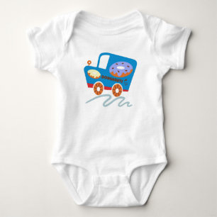 Doughnuts Car Baby Bodysuit
