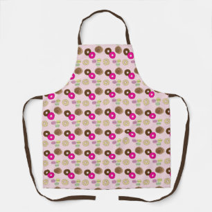 Doughnuts, Cinnamon rolls, Macaroons Bakery Apron