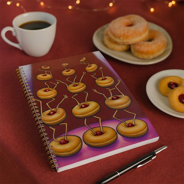 Doughnuts Dancing Whimsical Doughnut Characters Planner (Creator Uploaded)