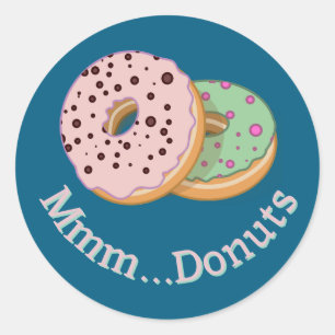 Doughnuts Design Stickers