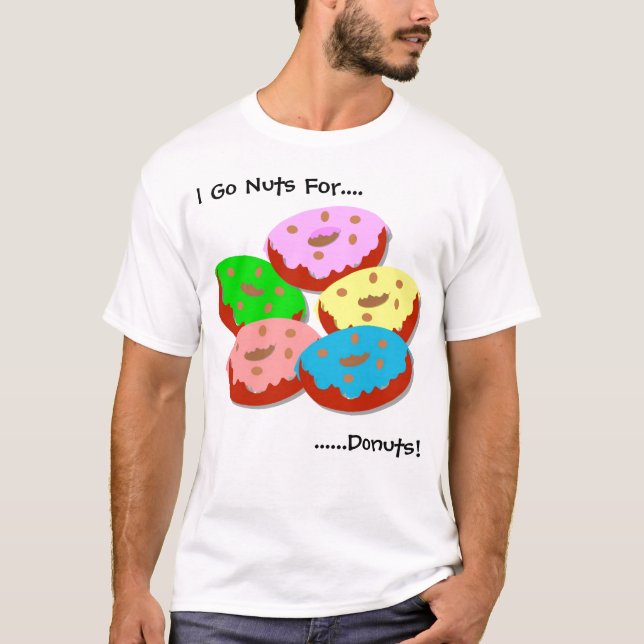 Doughnuts Design T-Shirt (Front)