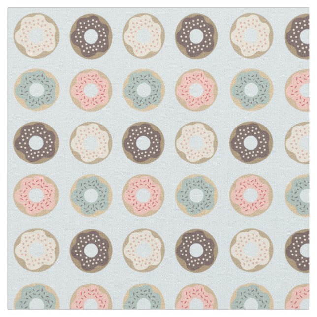 Doughnuts Fabric (Close Up)