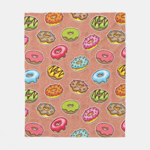 Doughnuts Fleece Blanket