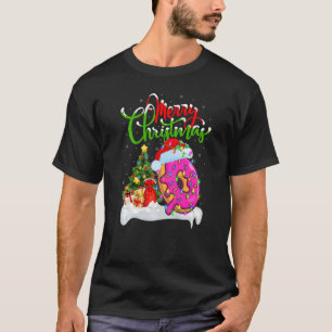 Doughnuts Food Xmas Decorations Santa Doughnuts C T-Shirt