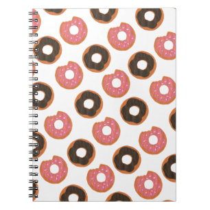 Doughnuts - Hand Painted Original Doughnut Pattern Notebook