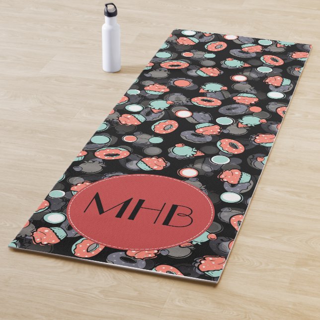 Doughnuts, Ice Cream, Cupcakes, Dessert, Monogram Yoga Mat (In Situ)