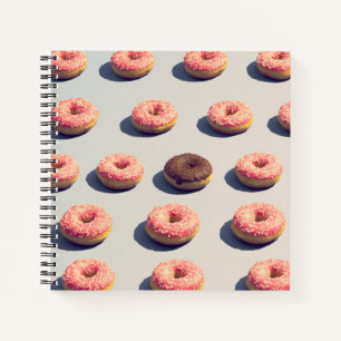 Doughnuts In A Group Notebook