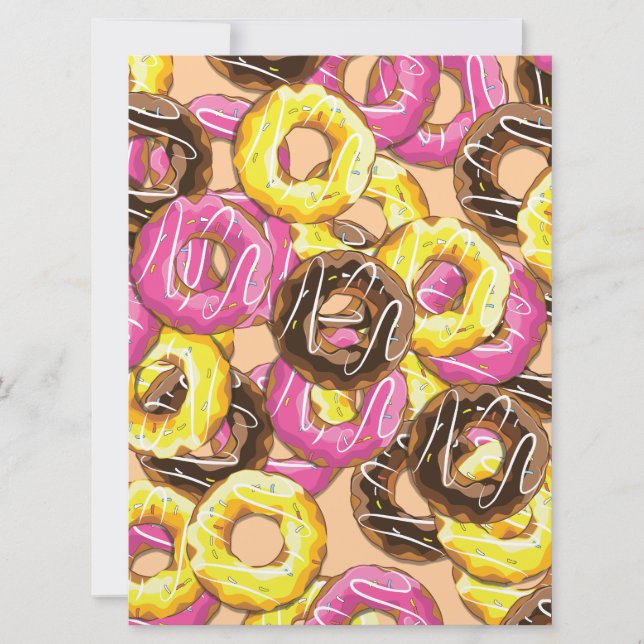 doughnuts invitation (Front)