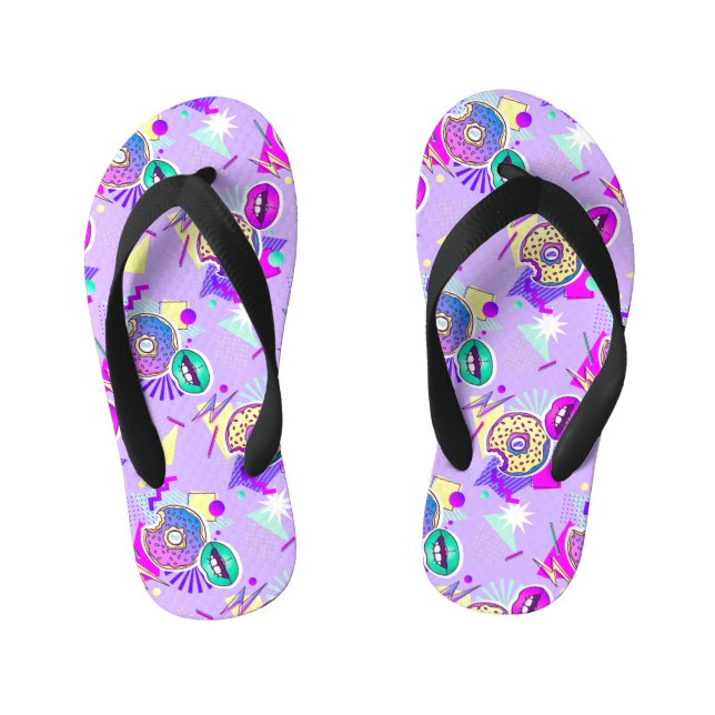 Doughnuts Kid's Flip Flops (Footbed)