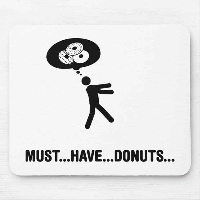 Doughnuts Lover Mouse Mat (Front)