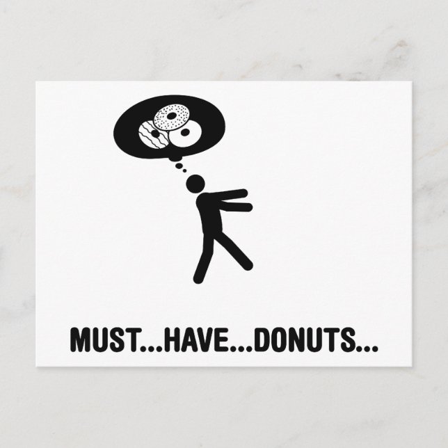 Doughnuts Lover Postcard (Front)