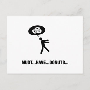 Doughnuts Lover Postcard