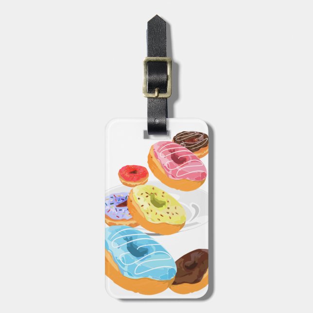 Doughnuts Luggage Tag (Front Vertical)
