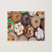 Doughnuts Marshmallow Jigsaw Puzzle