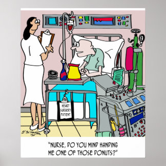 Doughnuts on the Cardiac Ward Poster