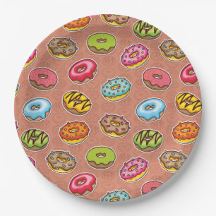 Doughnuts paper plate