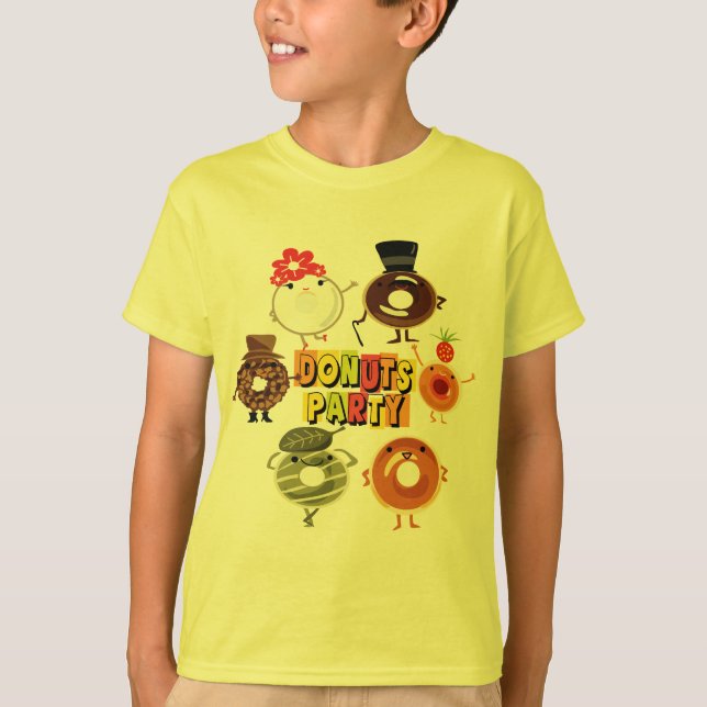 Doughnuts Party T-Shirt (Front)