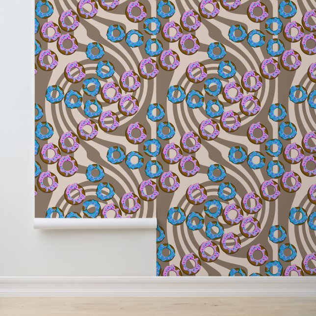 Doughnuts Pattern Wallpaper (Application)
