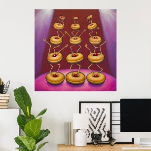 Doughnuts Performing Poster