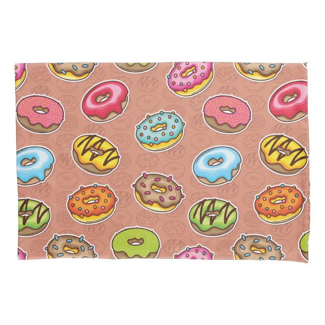 Doughnuts  pillowcase (Front)