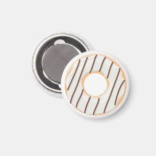 Doughnuts pink blue and bites chocolate pattern magnet