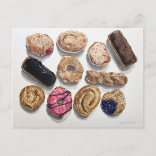 Doughnuts Postcard