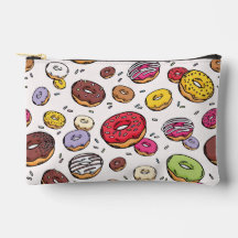 Doughnuts seamless pattern