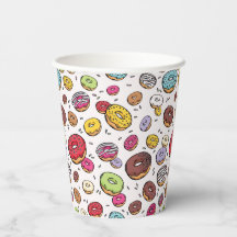 Doughnuts seamless pattern