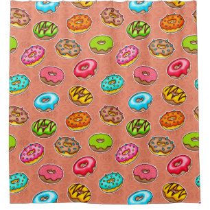 Doughnuts Shower Curtain