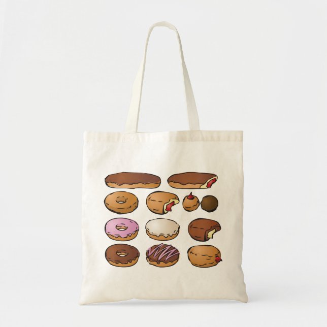 Doughnuts Tote Bag (Front)